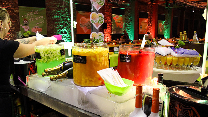 Cocktailbar von hinten